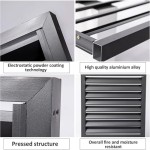 Split air conditioning covers, standing room divider, trash can enclosure, gray, A23P: 110x60x80cm